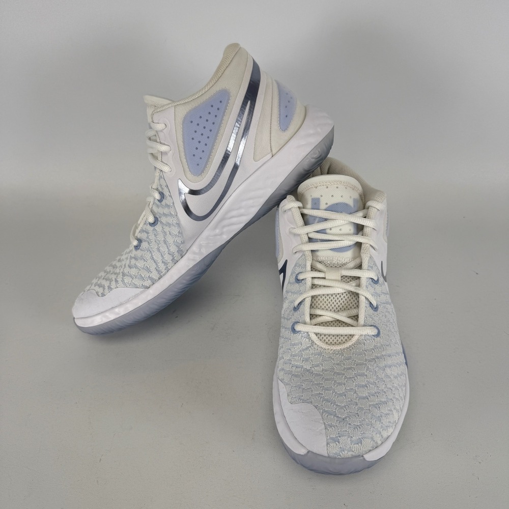 Nike KD Trey 5 IX White Light Blue Basketball Shoes CK2090-100 Mens 11